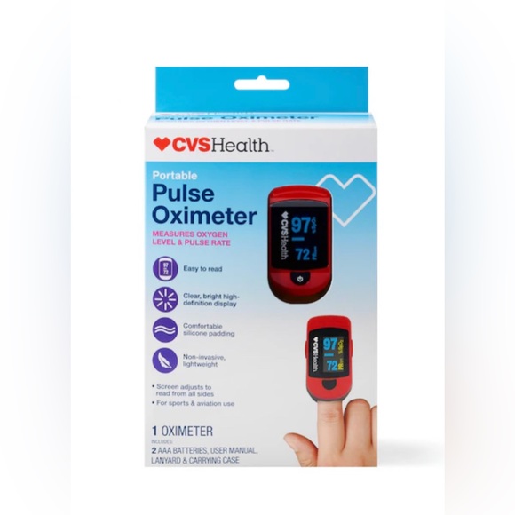 CVS Other Bnib Cvs Health Portable Pulse Oximeter Batteries And